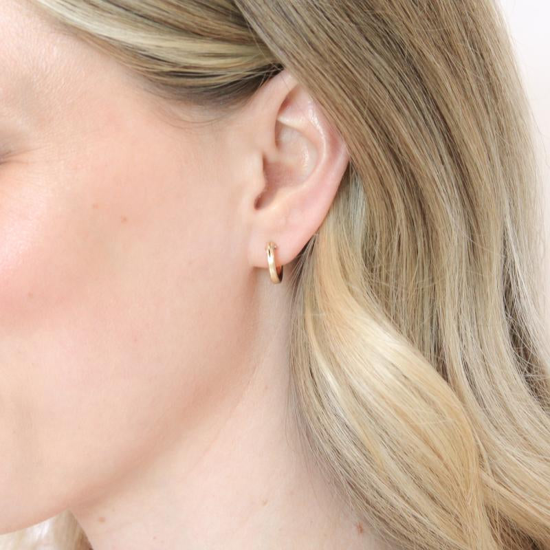 Arcadia Hoops - 14K Gold Filled Hinge Hoops