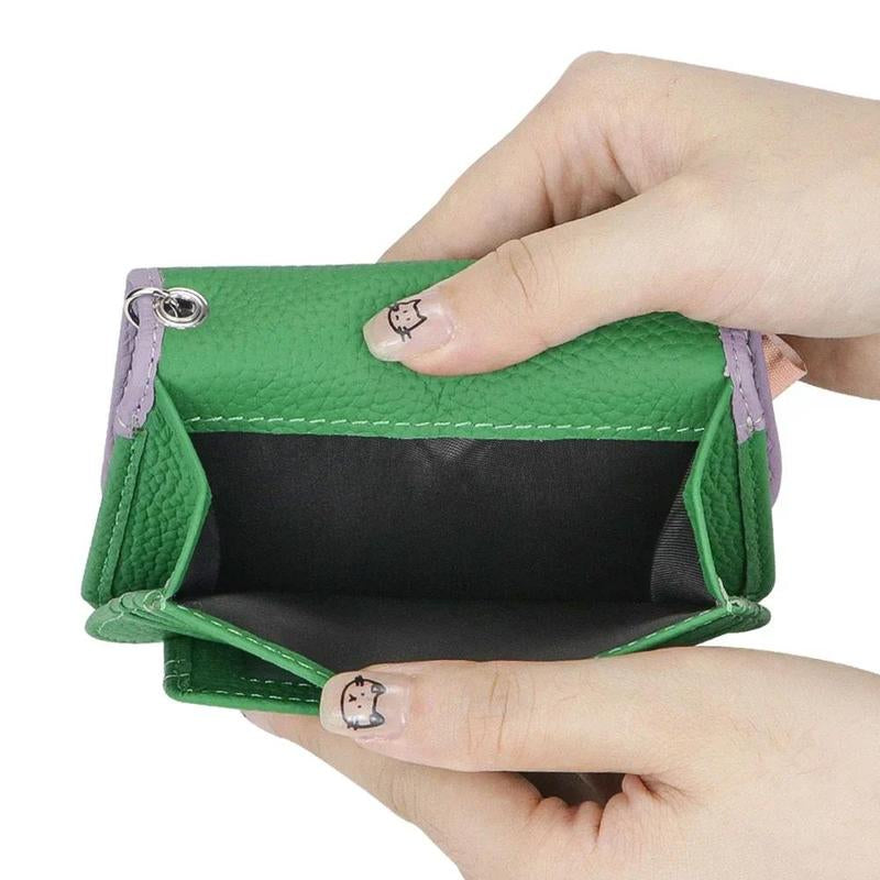 Royal Bagger Multi-Card Slots Short Wallet, Genuine Leather Credit Card Holder, RFID Blocking Card Coin Purse with Keychain 1943