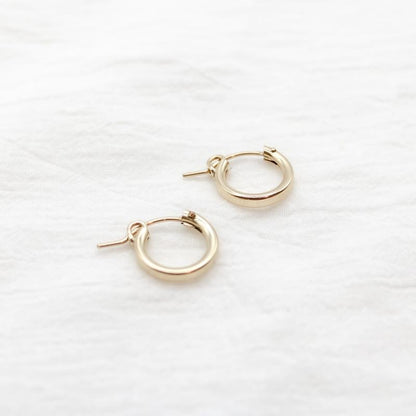 Arcadia Hoops - 14K Gold Filled Hinge Hoops