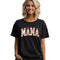 Floral Mama Pink Print Comfort Colors T-Shirt
